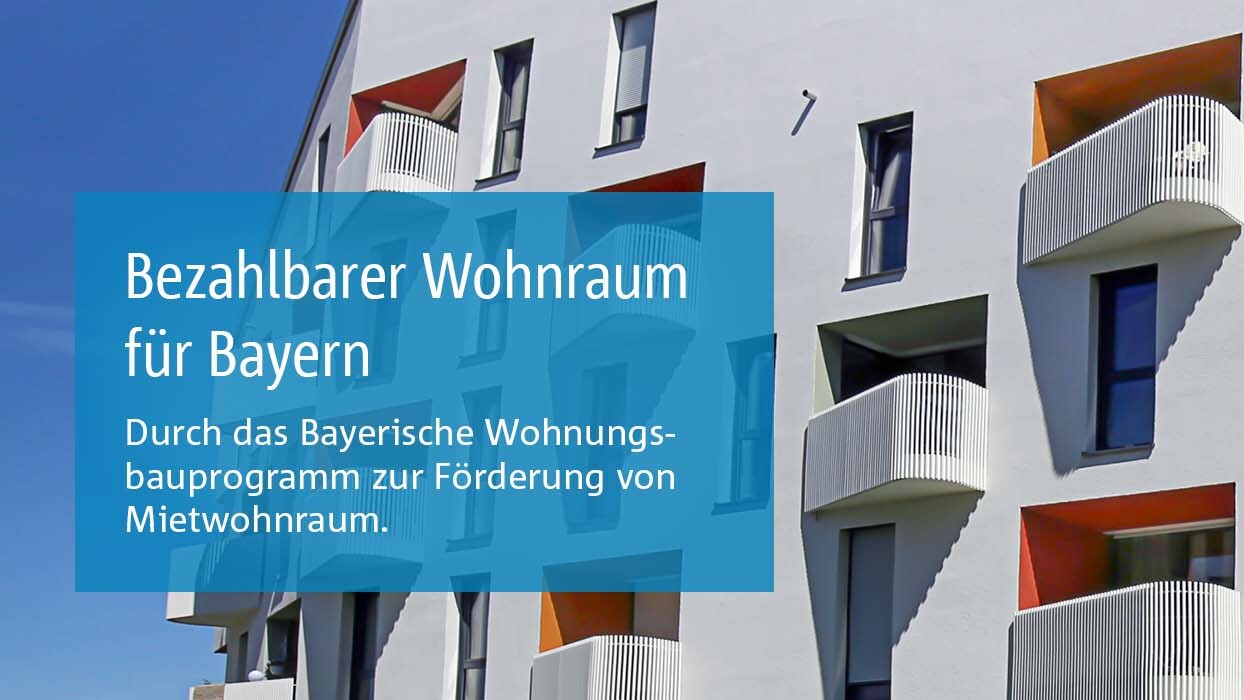 Mietwohngebäude: Einkommensorientierte Förderung im Bayerischen Wohnungsbauprogramm für Mietwohnraum der BayernLabo